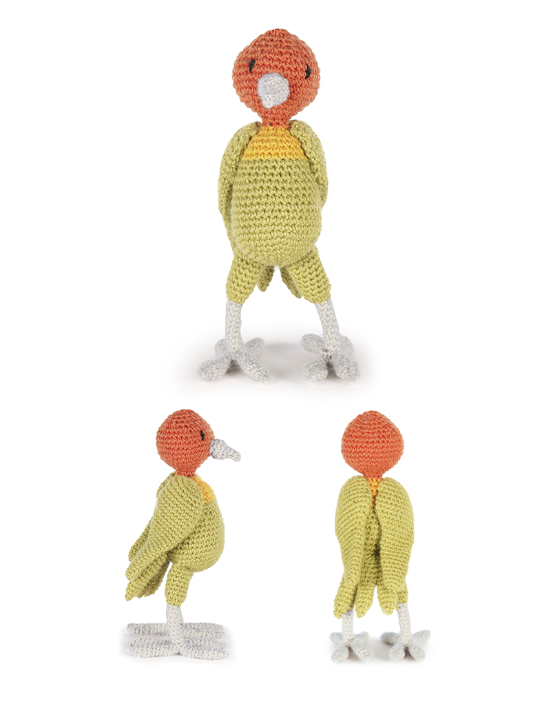 toft ed's animal gianni the lovebird amigurumi crochet